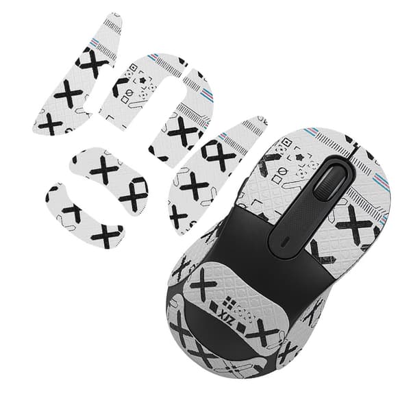 Forbedrede Grip Mouse Stickers til Logitech M650L/M750L White White