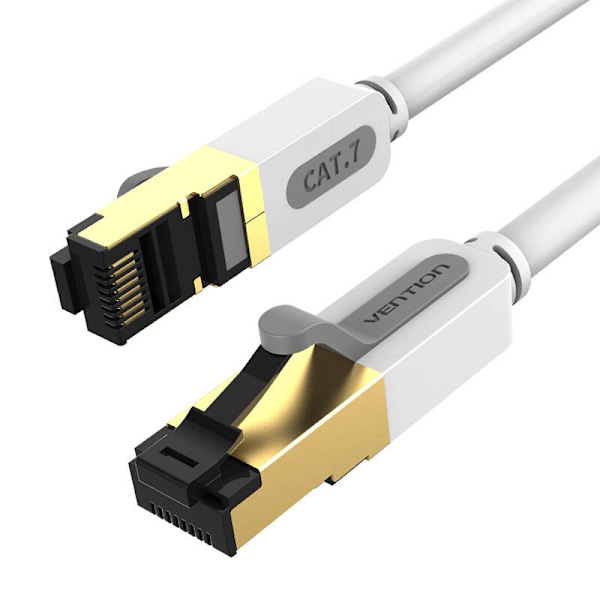 Nätverkskabel CAT7 SFTP-ventil ICDHL RJ45 Ethernet 10Gbps 10m Grå