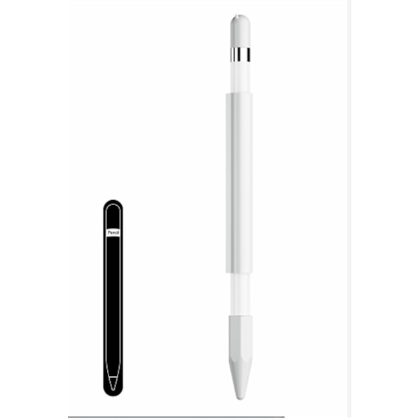 Silikone beskyttende ærmesæt til Apple Pencil Hvid