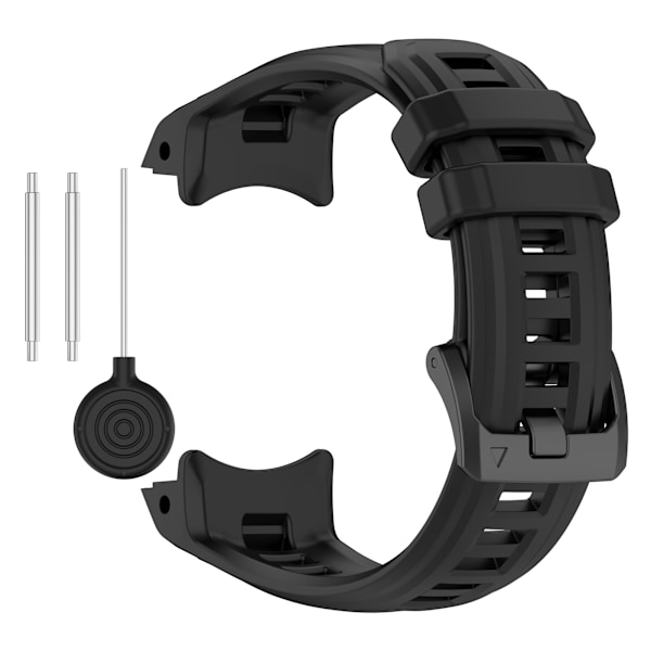 Garmin Instinct E 45mm Vaihto Musta Silikoniranneke