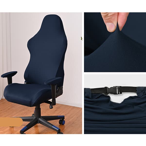 Elastinen toimistotuolin päällinen NavyBlue NavyBlue