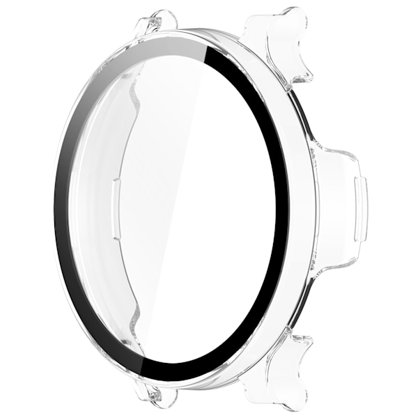 Suojakotelo Garmin Lily 2 Activelle, jossa karkaistua lasia oleva näytönsuoja Läpinäkyvä