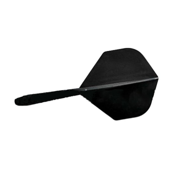 Svarta dartskaft i plast - 6-pack 6
