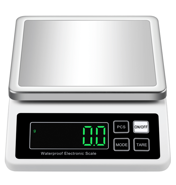 Elektronisk Digitalvåg White 10kg/1g White