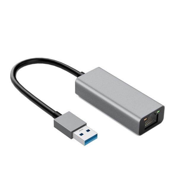 Verkkosovitin USB Gigabit Ethernet Harmaa
