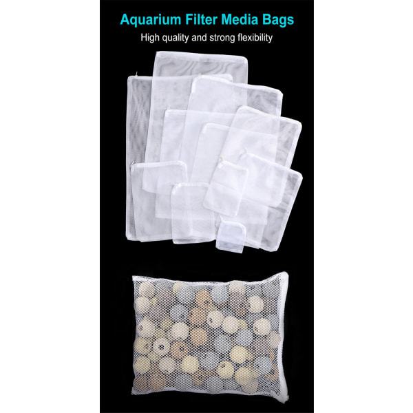 Filterposer til akvarie 5-pak Hvid 30×25 cm