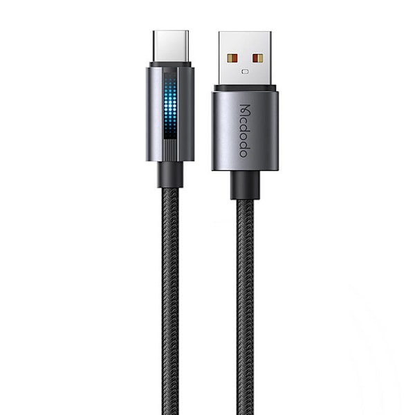 Mcdodo CA-5180 USB-A–USB-C-kaapeli, 1,2 m (musta)