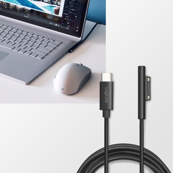 LogiLink USB-C Laddkabel Microsoft Surface
