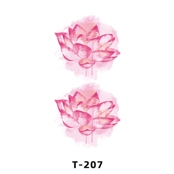 Vattenöverföring Tillfällig Tatueringsdekal 03-T-207