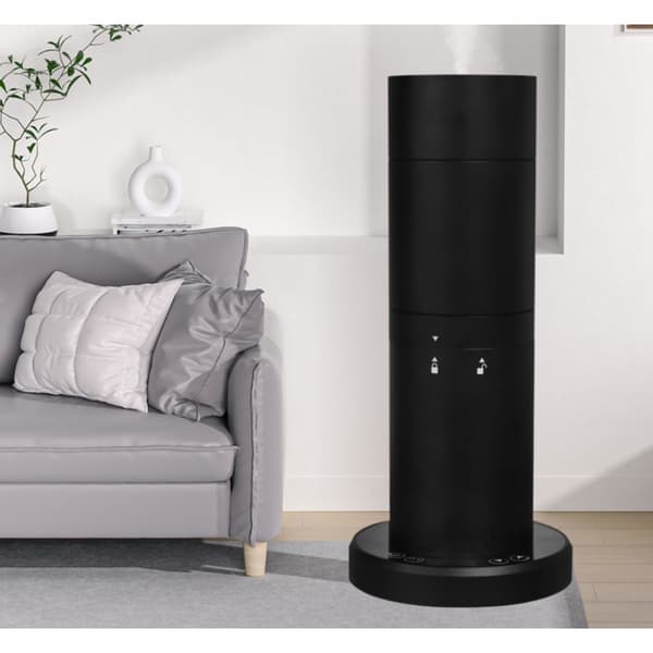 Vertikal essentiel oliediffuser med Bluetooth & WiFi - EU-stik, stor rumduft, kompatibel med Smart Home