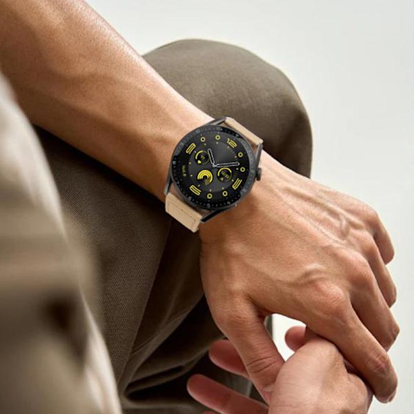 22 mm Klockarmband i Nylon för Huawei Watch 4 Pro Blå