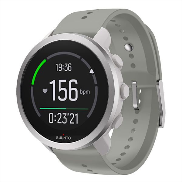 Klockarmband i sandsten i silikon till Suunto 5 Peak Vit