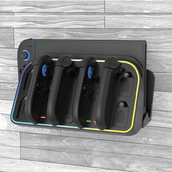 Väggmonterat laddnings- och förvaringsställ för Nintendo Switch 2