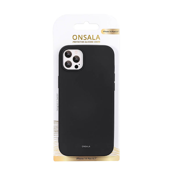 Mobilskal Silikon Black - iPhone 14 Plus