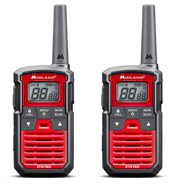 Walkie Talkie XT10 Pro Svart/Röd