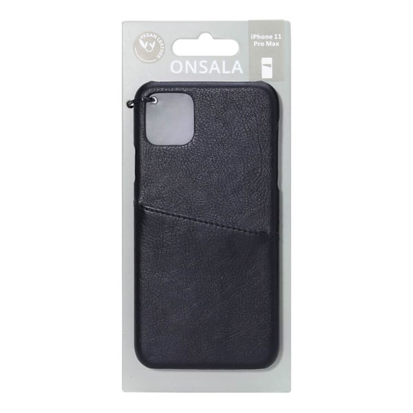 Mobilcover med Kortrum iPhone 11 Pro Max Sort