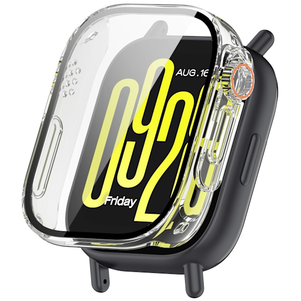 Skyddsfodral för Redmi Watch 5 Lite med skärmskydd Transparent