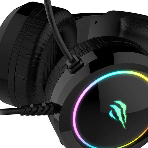 Spelhörlurar Havit GAMENOTE H2232D RGB USB+3.5mm