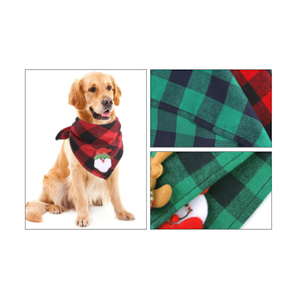 Festlig julkostym för husdjur (3-pack) Red Red