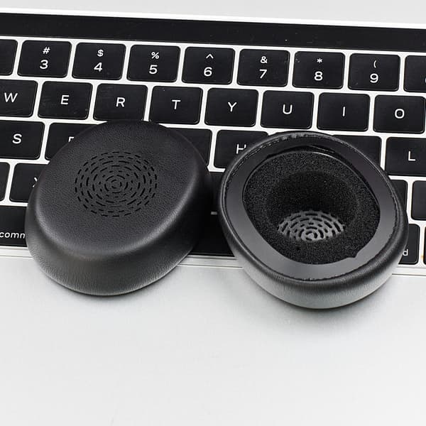 Udskiftning af sorte ørepuder kompatible med Jabra Evolve 10 Wired hovedtelefoner - 2 stk