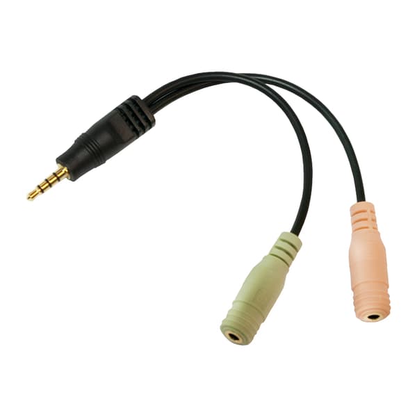 3,5 mm headset-stik -> Mic / Sound
