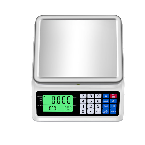 Elektronisk vågladdning engelska 30 kg/1g