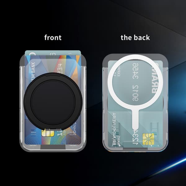 Korthållare med magnetiskt stöd Black Black