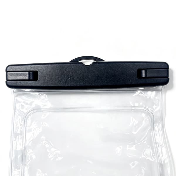 Suuri vedenpitävä puhelintasku IPX8 2 kpl Black Black