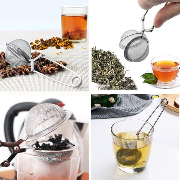 Rustfrit stål te si sæt - 4,5 cm & 5 cm te infusers til løs te