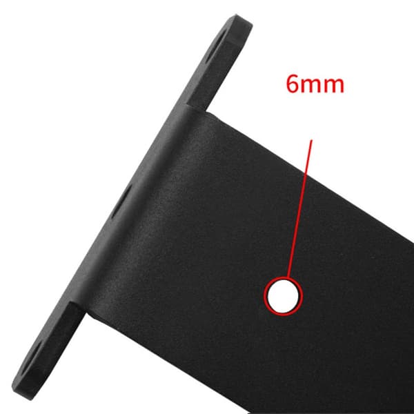 Diskreta Hyllfästen Black L Black L