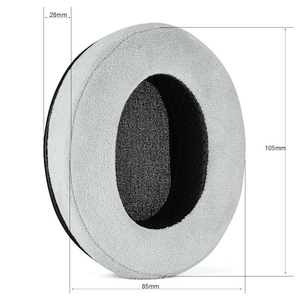 Sæt med 2 Ruskind Memory Foam ørepuder til Logitech G Pro X