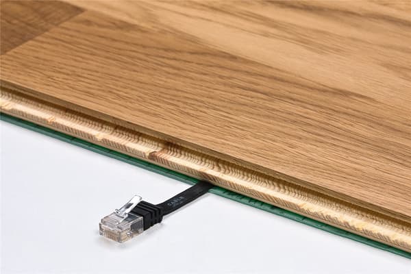 CAT 6 Flat-patch-kaapeli, U/UTP, valkoinen