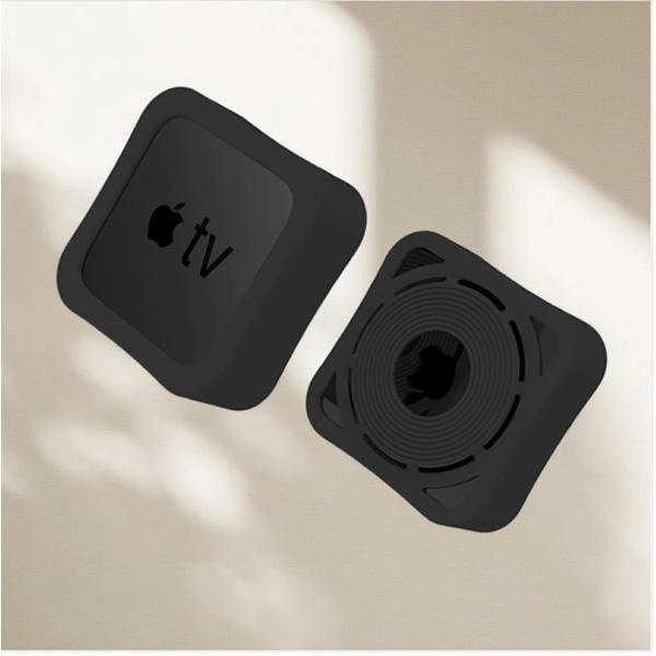 Silikone Fuldcover til Apple TV 4K (2021) Sort