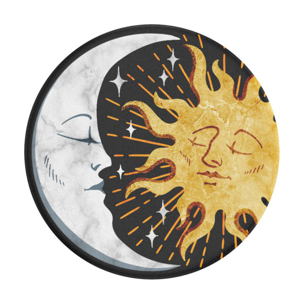 POPSOCKETS Sun and Moon Avtagbart Grip med Ställfunktion Orange