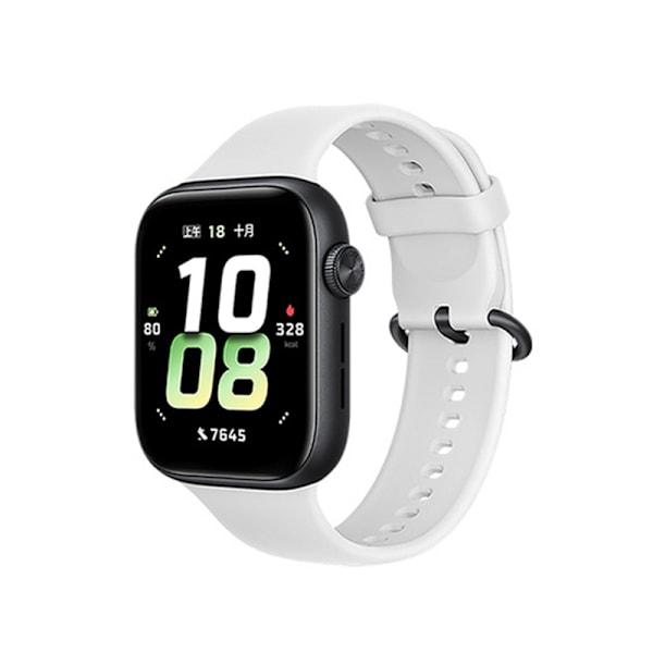 Stilfuld silikonerem til HONOR WATCH 5 White White