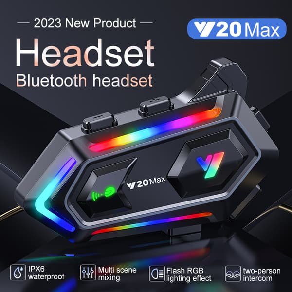 Bluetooth Helmet Headset pehmeällä mikrofonilla