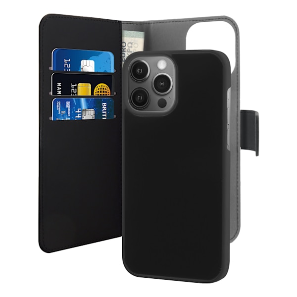 iPhone 13 Pro Max EcoLeather Wallet Detach. black