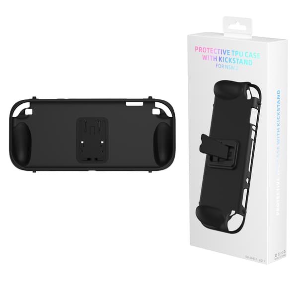 Beskyttende TPU-etui med stativ til Switch2-konsol
