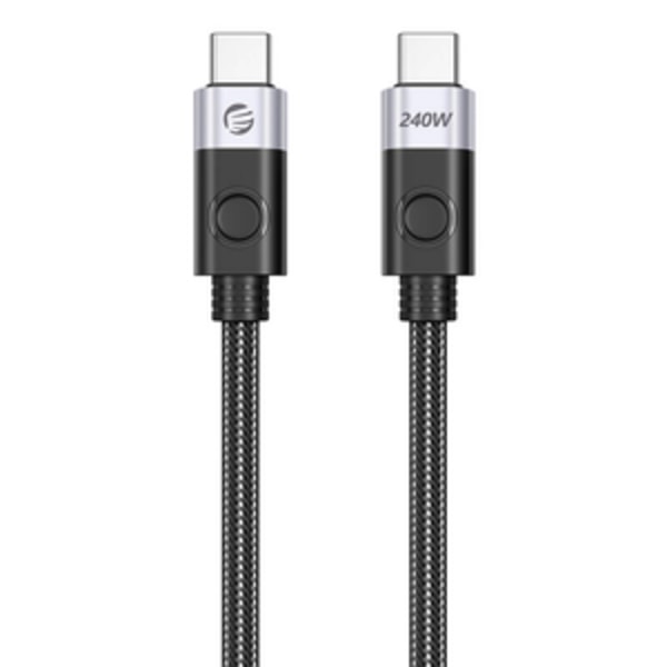 Orico 240W USB-C till USB-C laddningskabel, 1 m (svart)