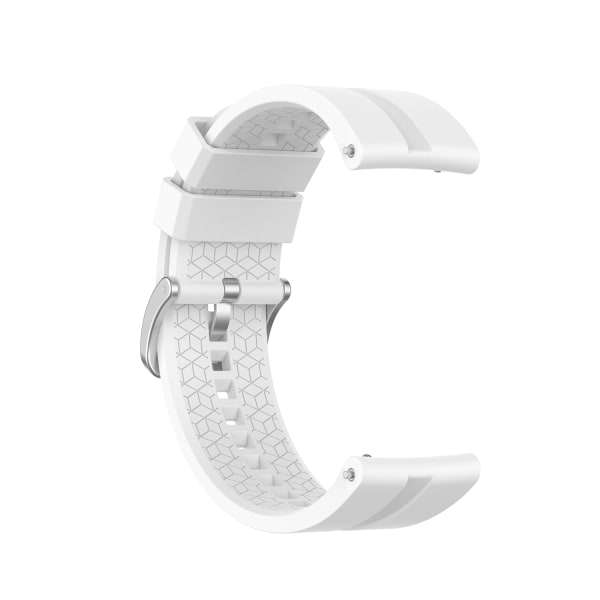20 mm silikoniranneke For Huawei Watch GT 2 42mm, Samsung/Huawei Valkoinen