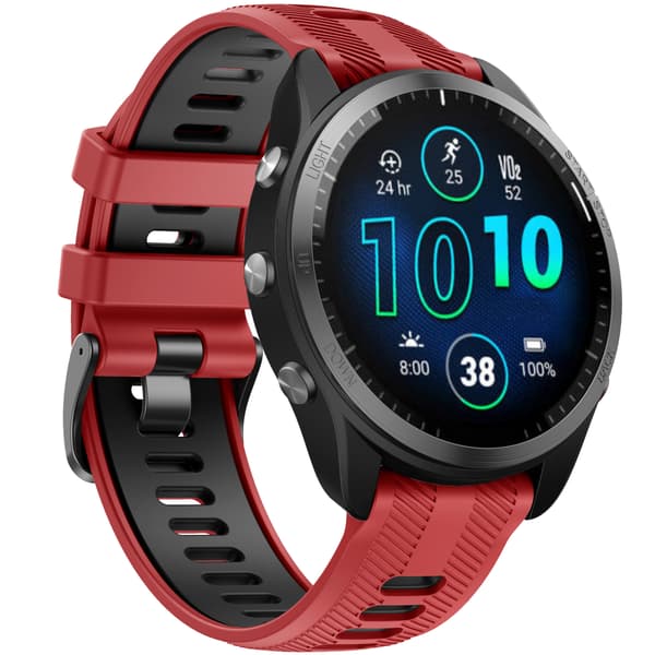 Snabbfäste Silikonarmband för Forerunner Red Red