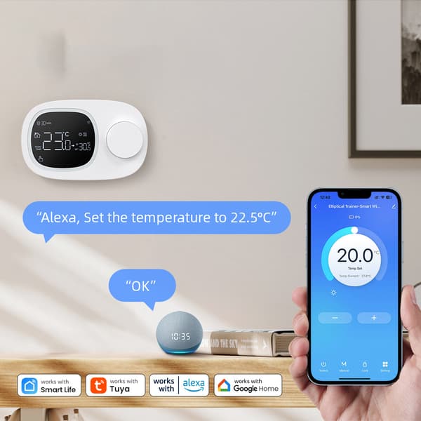 Smart WiFi Termostat WT598 til Hjemmetemperaturkontrol