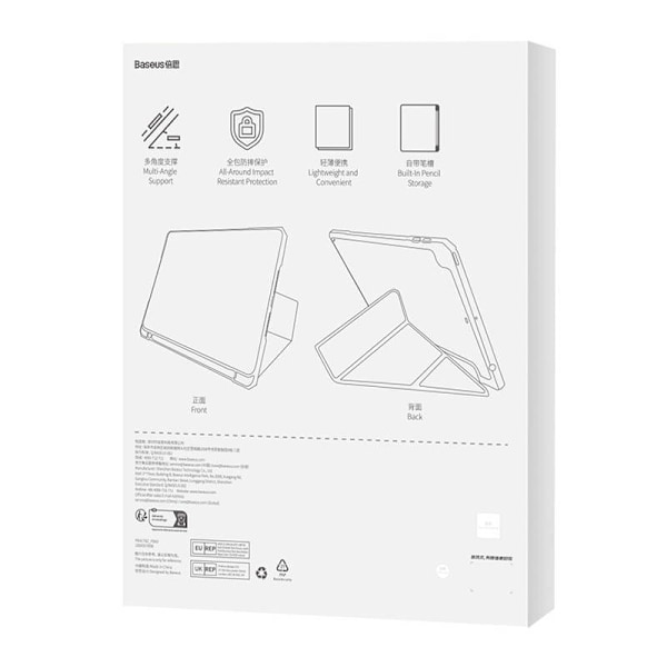 Baseus Minimalist Series IPad 10,2" skyddsfodral (svart)