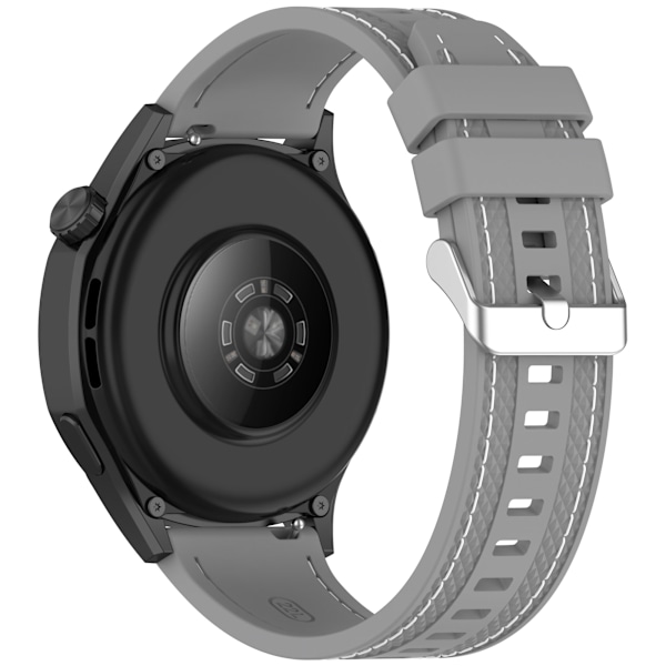 Silikonarmband för bilsömmar för Xiaomi Watch S4 & Huawei GT5 Grå