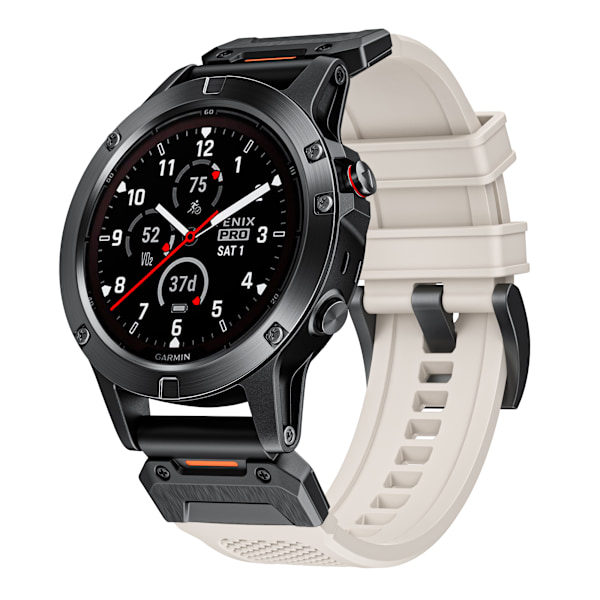 Garmin Fenix urbånd 22MM Lys farve: Hvid
