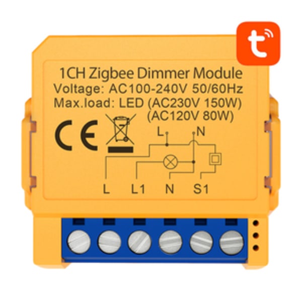 Smart stikkontakt ZigBee Avatto ZDMS16-2 TUYA