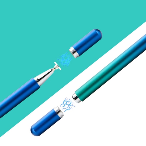 Magnetic Suction Stylus Penna med inbyggd spetsdesign Mörkblå gradient