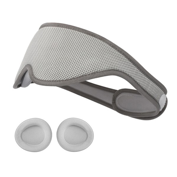 Justerbar 3D Sovmask - Separat Ögonhålsdesign LightGrey LightGrey