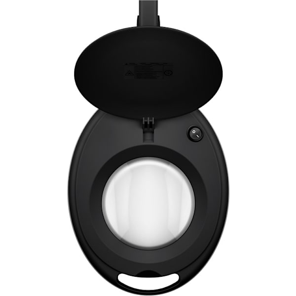 LED-förstoringslampa med klämma, 8 W, svart