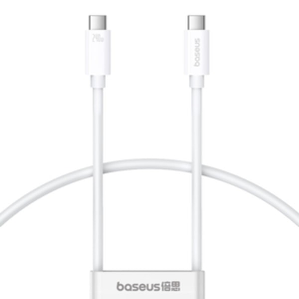 Pikalatauskaapeli Baseus Superior 2 USB-C - USB-C 240 W, 1,8 m (valkoinen)